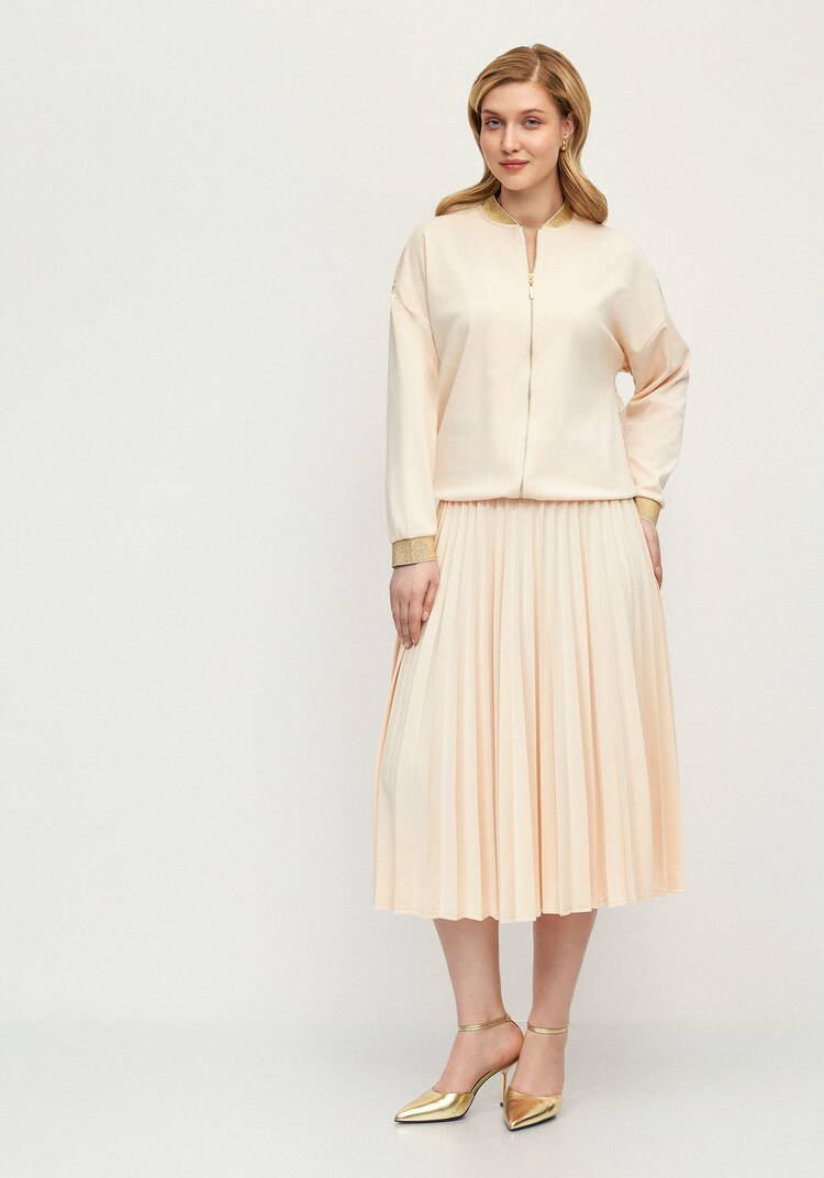 Юбка гофре из трикотажной ткaни шир.  750, рис. 13