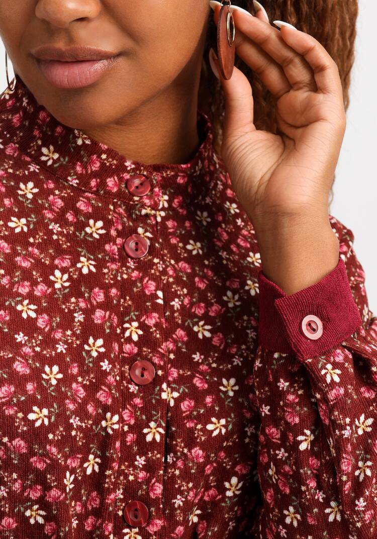 Платье комбинированное с воротником-стойкой шир.  750, рис. 13