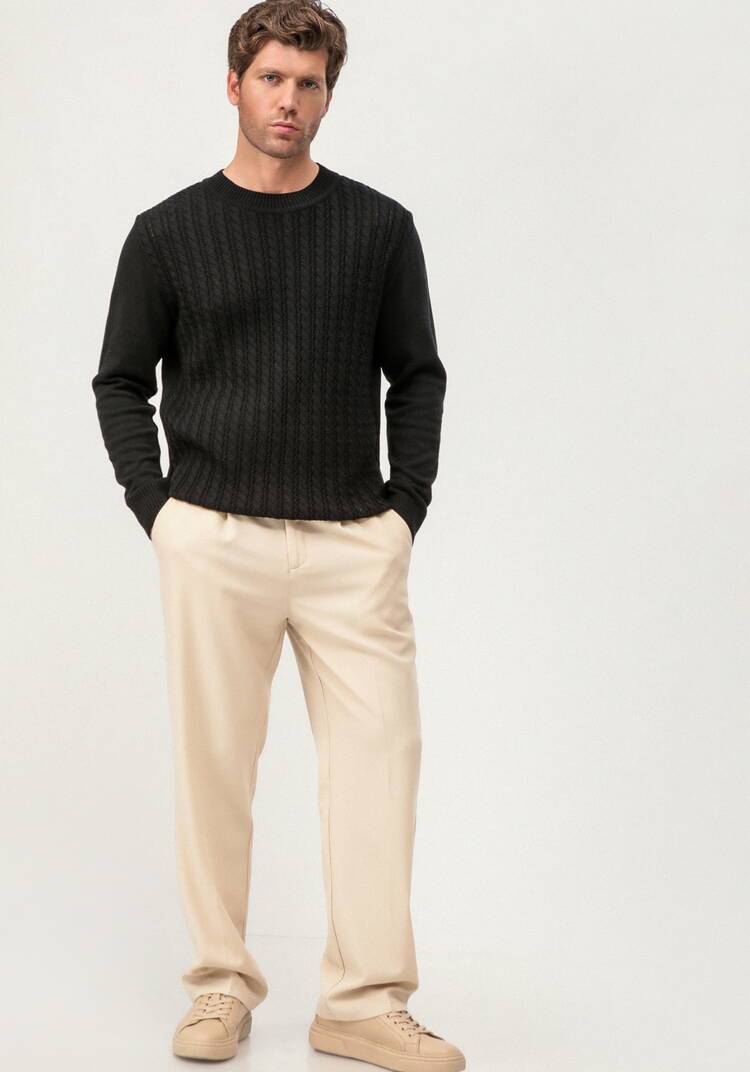 Джемпер с косами на передней полочке шир.  750, рис. 11