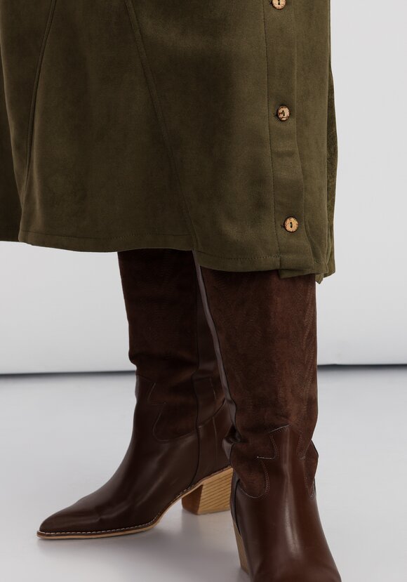 Юбка комбинированная на эластичной ленте шир.  580, рис. 16