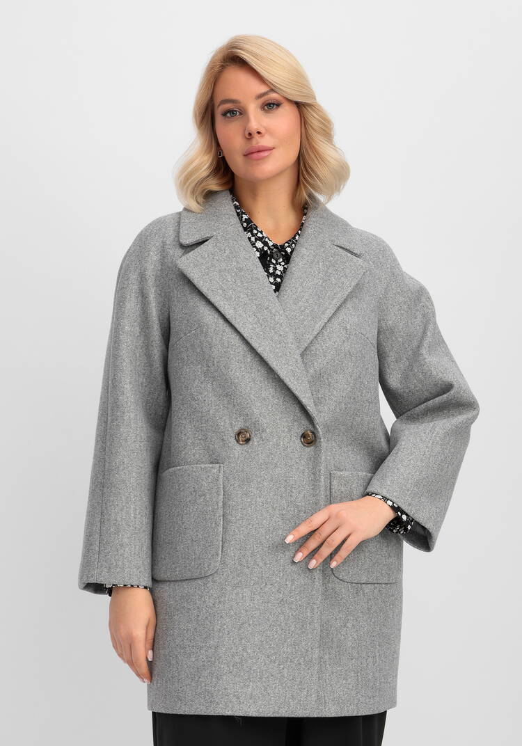 Пальто на подкладе однобортное шир.  750, рис. 12