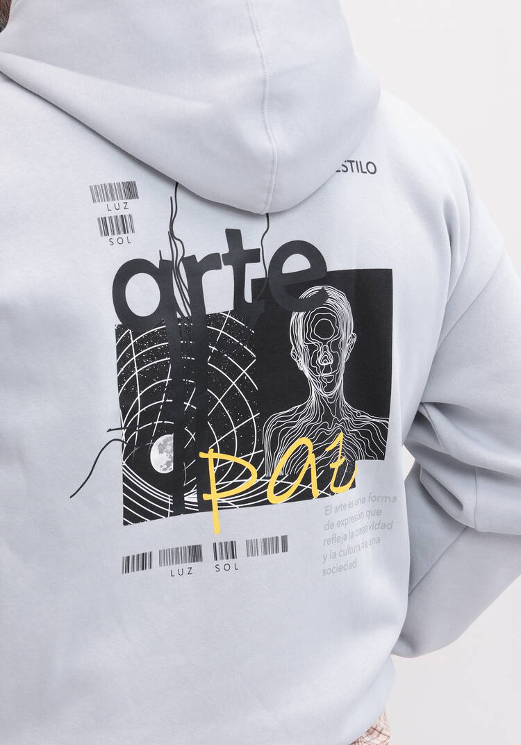 Худи с принтом на спине шир.  750, рис. 15