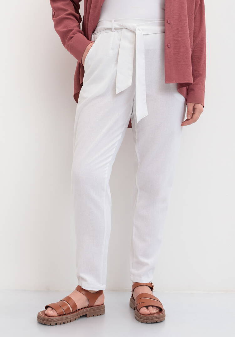 Брюки-бананы с завязками шир.  750, рис. 18