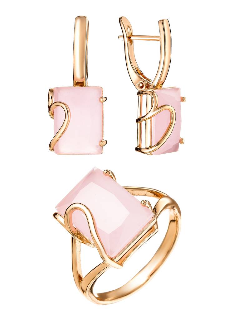 Комплект Изумление (серьги, кольцо) шир.  750, рис. 11