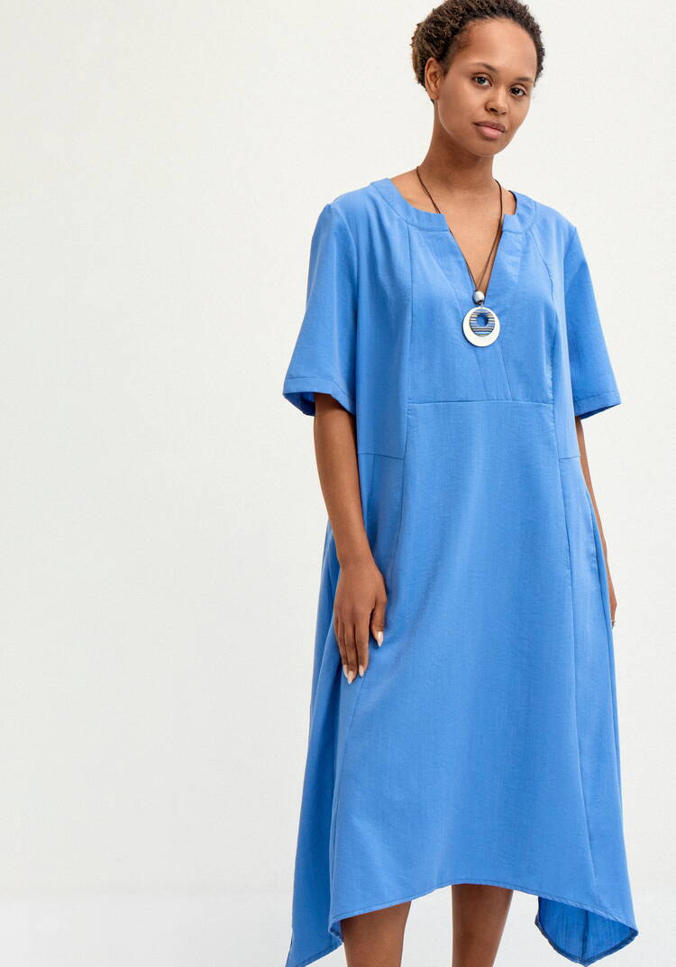 Платье свободного кроя с подвеской шир.  750, рис. 10