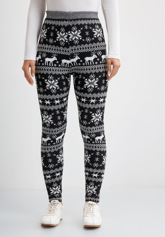 Лосины с принтом утепленные на меху шир.  580, рис. 22