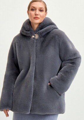 Шуба из эко меха Мишель