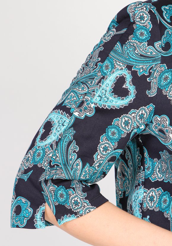 Жакет на пуговицах с округлым вырезом шир.  580, рис. 5