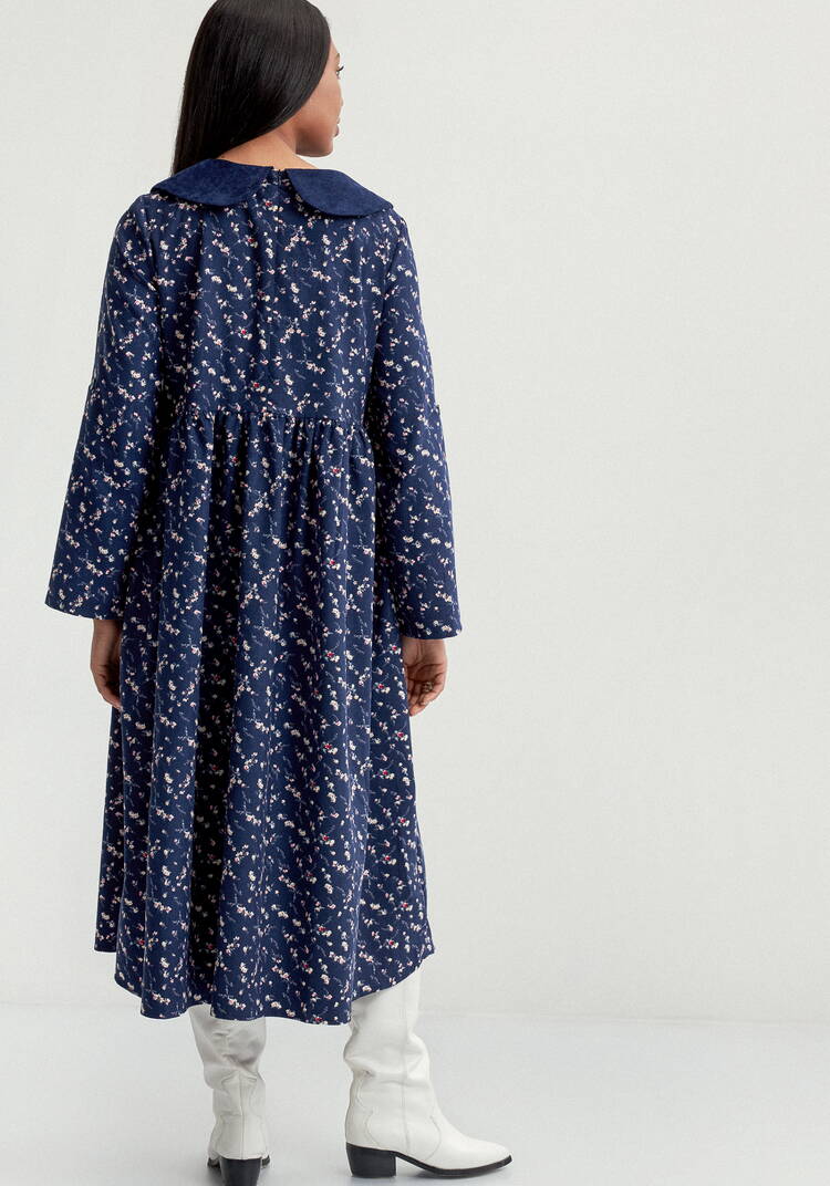 Платье оверсайз с круглым воротником шир.  750, рис. 3