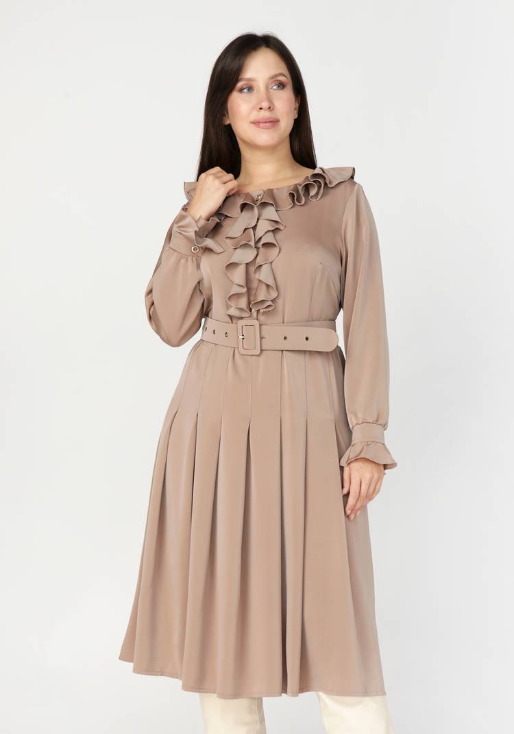 Платье из итальянского шелка шир.  750, рис. 5