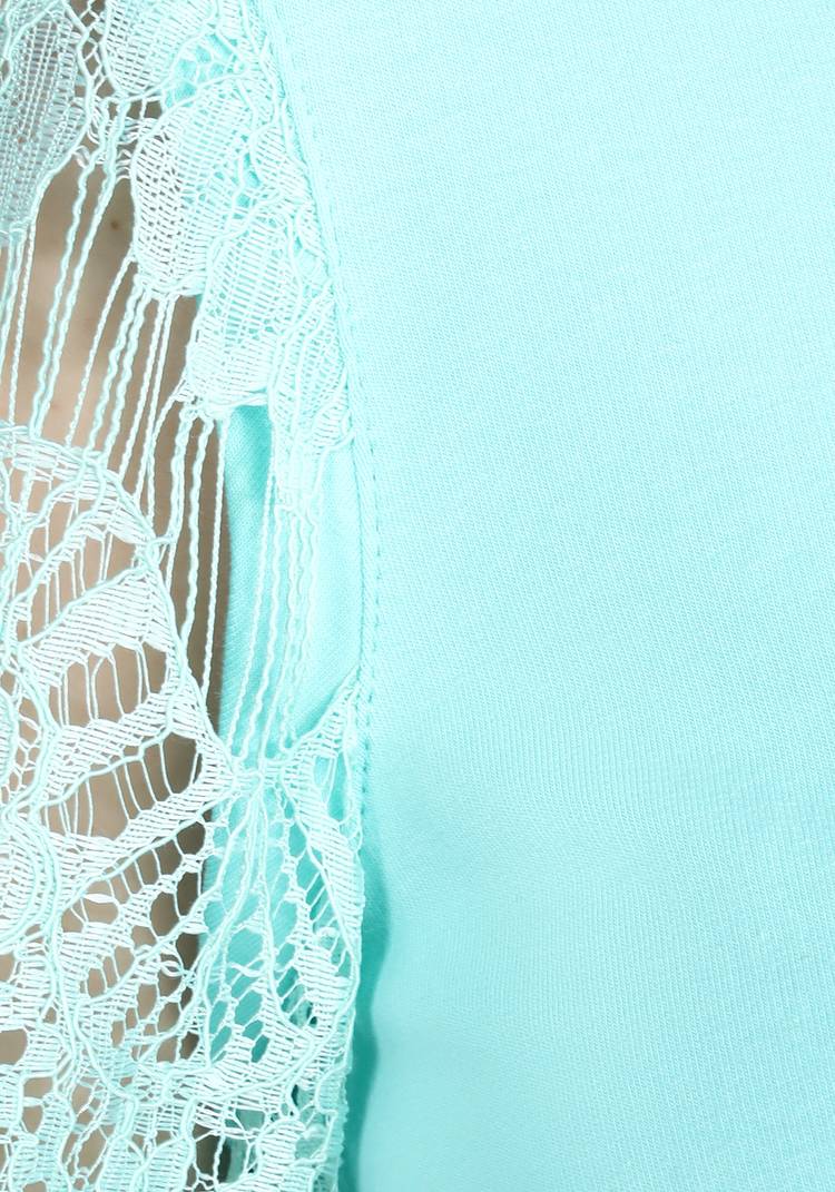 Топ-блуза с кружевным рукавом шир.  750, рис. 6