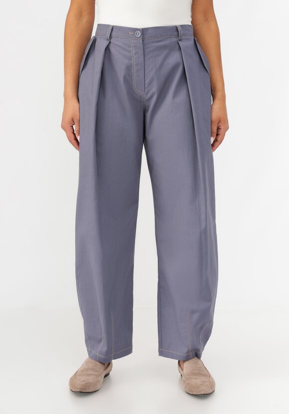 Брюки-бананы изо льна шир.  580, рис. 9