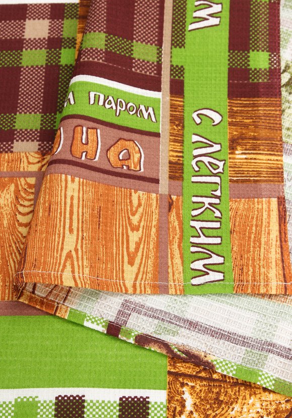 Комплект пляжных вафельных полотенец, 2 шт шир.  580, рис. 12