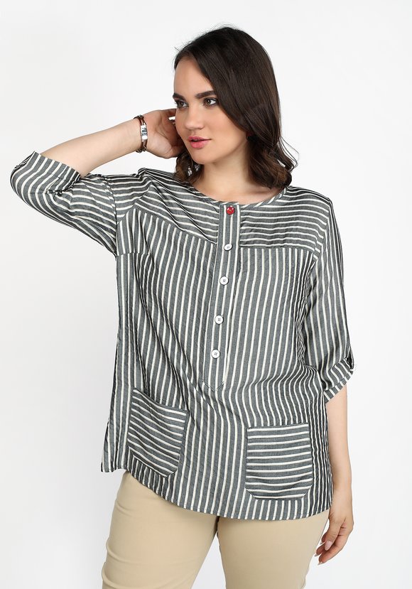 Блуза Стильная леди шир.  580, рис. 1