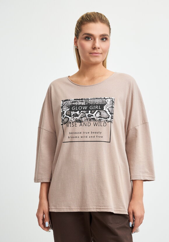 Лонгслив с принтом питон шир.  580, рис. 10