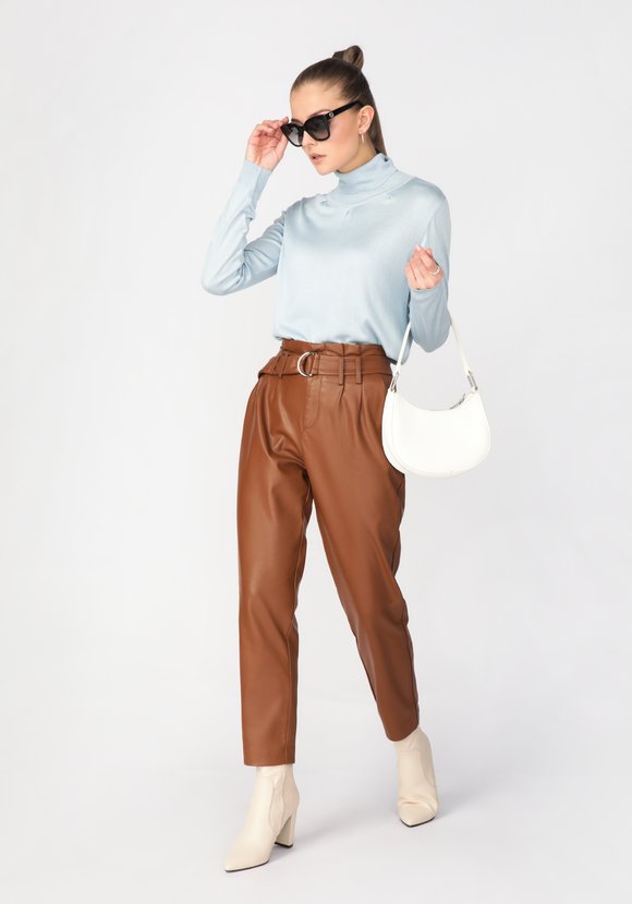 Джемпер женский со складками по полочке шир.  580, рис. 14