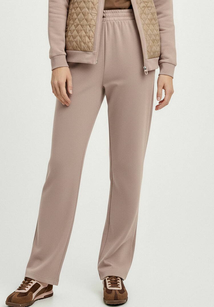 Брюки прямые трикотажные на резинке шир.  750, рис. 27