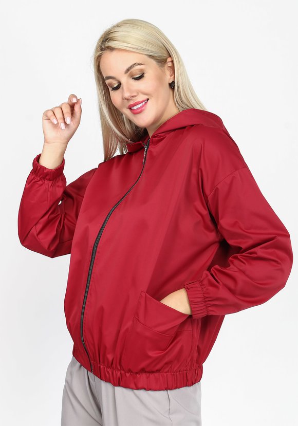 Ветровка с капюшоном на молнии шир.  580, рис. 13