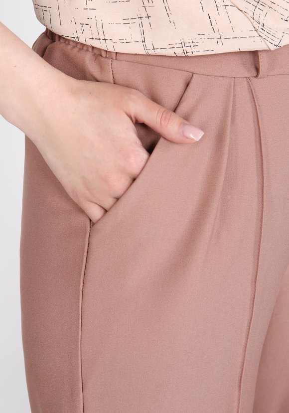 Брюки широкие на резинке со стрелками шир.  580, рис. 4