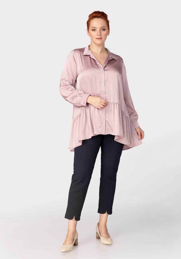 Блуза с воланом по низу шир.  750, рис. 7