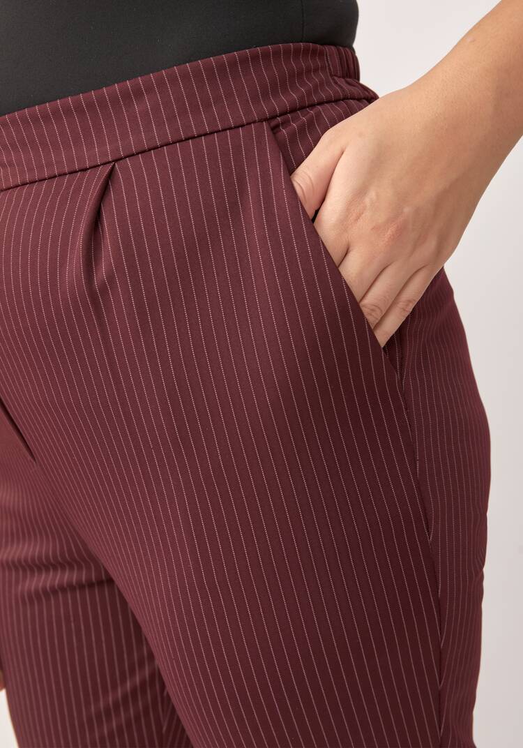 Брюки в полоску прямые шир.  750, рис. 5