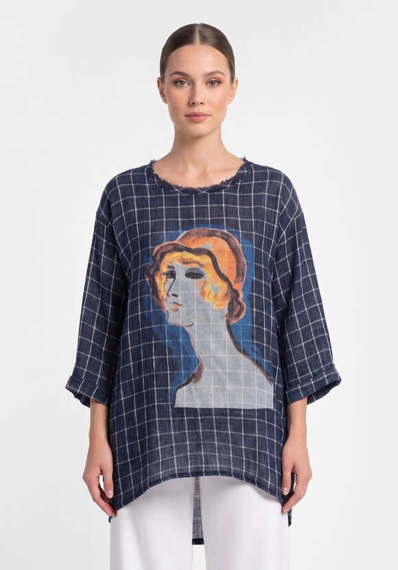 Туника из муслина с манжетами шир.  580, рис. 3