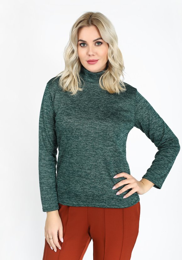 Водолазка с высоким горлом из мягкой ангоры шир.  580, рис. 5