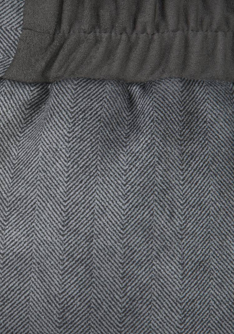 Юбка из эко-замши с воланом шир.  750, рис. 13