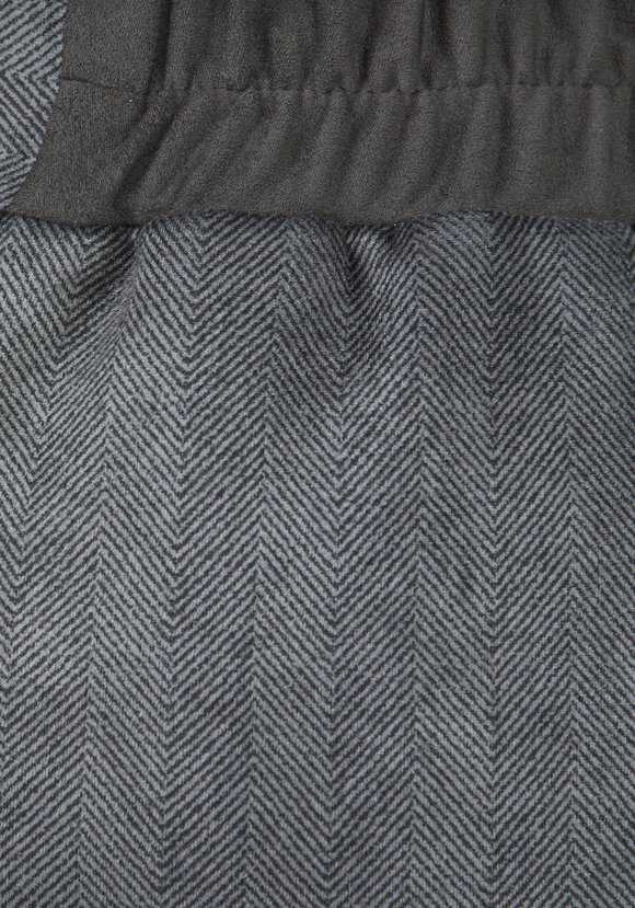 Юбка из эко-замши с воланом шир.  580, рис. 13