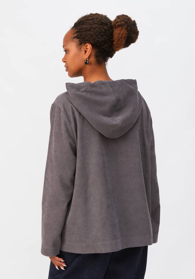 Куртка вельветовая с капюшоном шир.  750, рис. 38