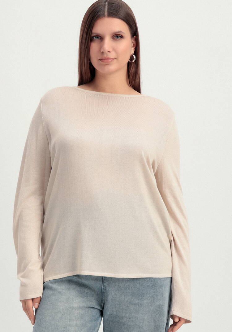 Джемпер базовый удлиненный шир.  750, рис. 34