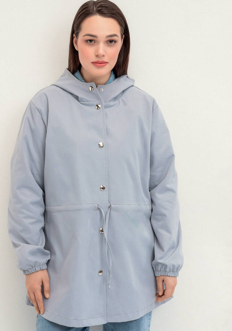 Ветровка с капюшоном и талии на кулиске шир.  750, рис. 31