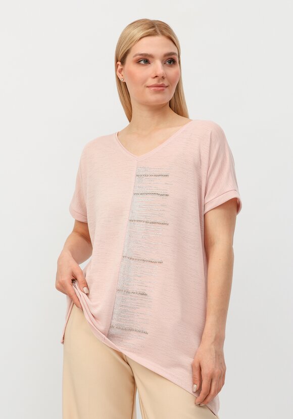 Блуза со стразами Аделина шир.  580, рис. 26