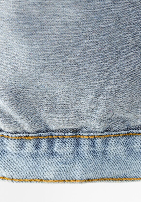 Куртка джинсовая с капюшоном шир.  580, рис. 6