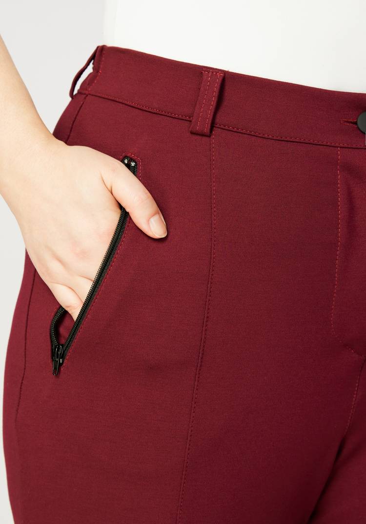 Брюки трикотажные с прорезными карманами шир.  750, рис. 8