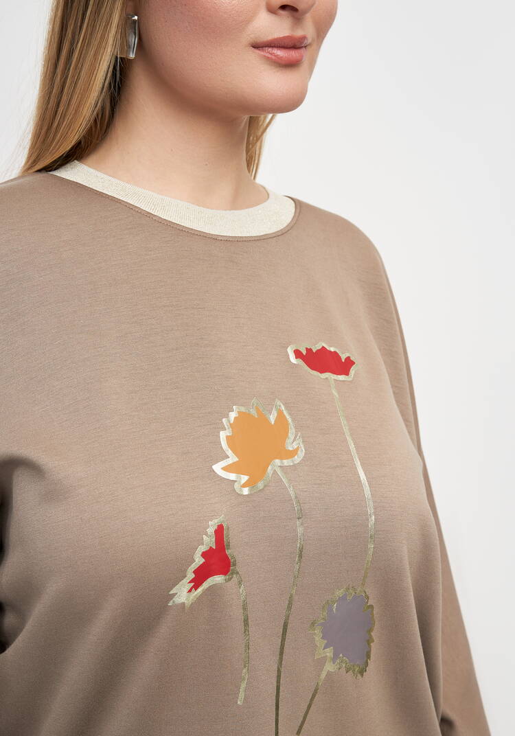 Джемпер Нежный лотос шир.  750, рис. 10