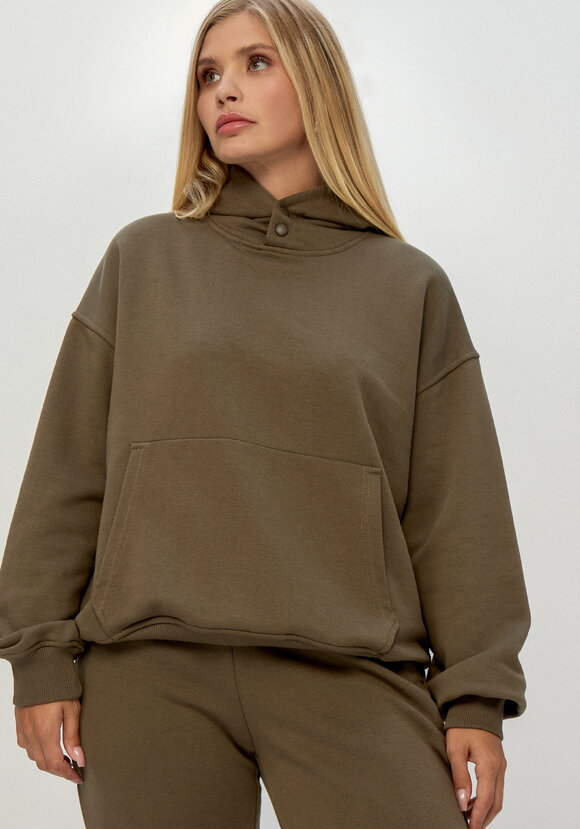 Худи свободного кроя с принтом на спине шир.  580, рис. 31