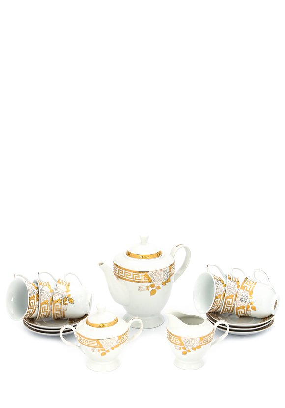 Сервиз чайный, 17 предметов шир.  580, рис. 1