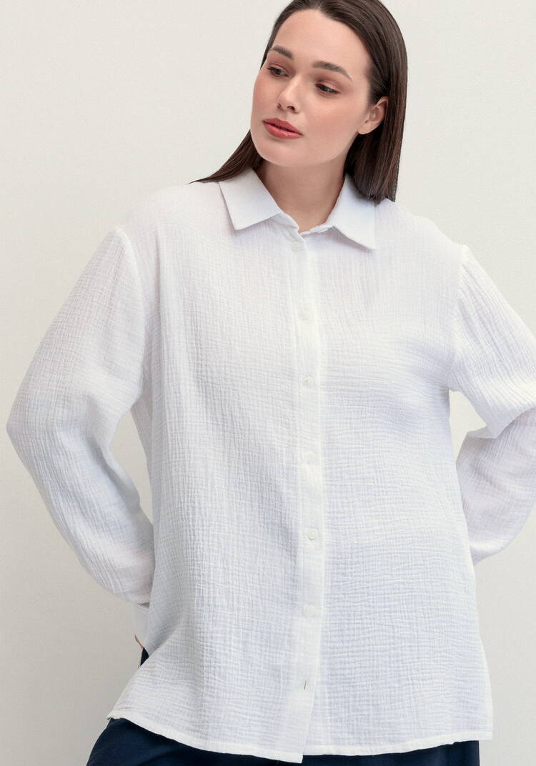 Рубашка муслиновая свободного кроя шир.  750, рис. 49