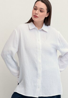 Рубашка муслиновая свободного кроя