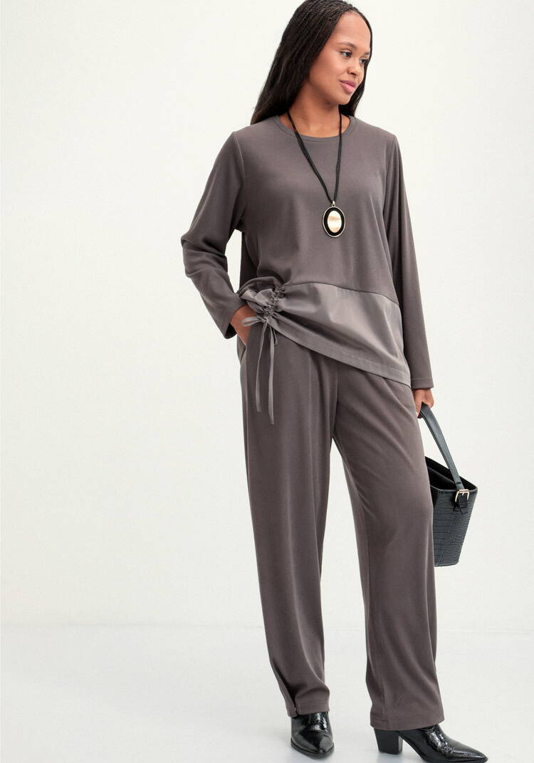 Брюки-трансформеры на резинке по поясу шир.  750, рис. 16