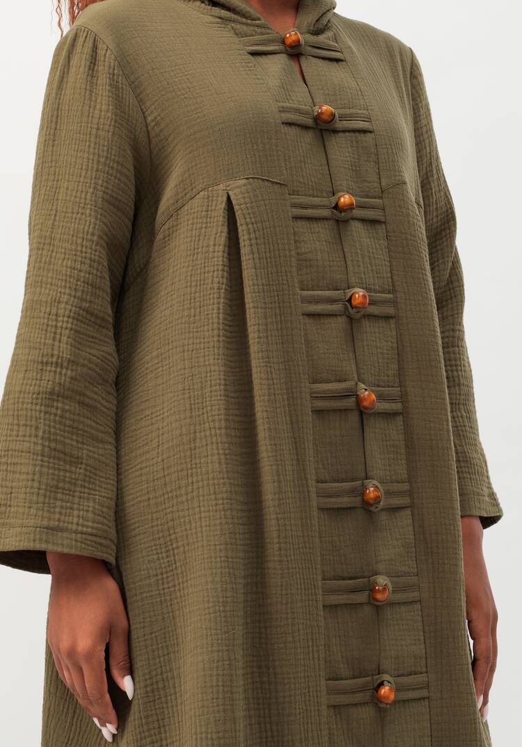 Кардиган удлиненный с капюшоном шир.  750, рис. 6