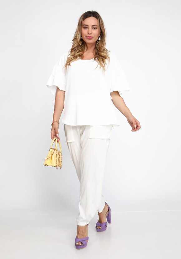 Брюки из умягчённого льна шир.  580, рис. 7