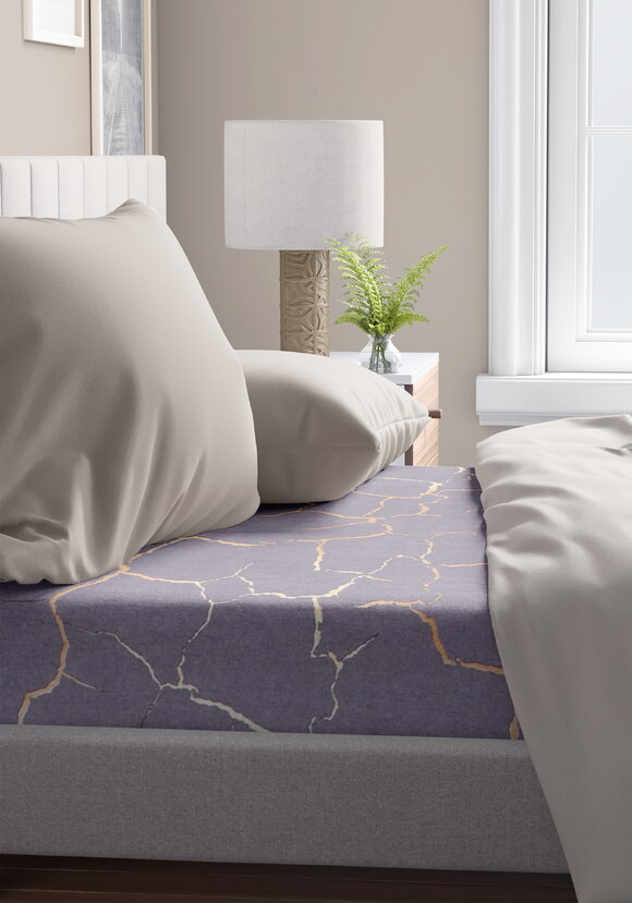 Простыня из поплина Кракелюр шир.  580, рис. 1