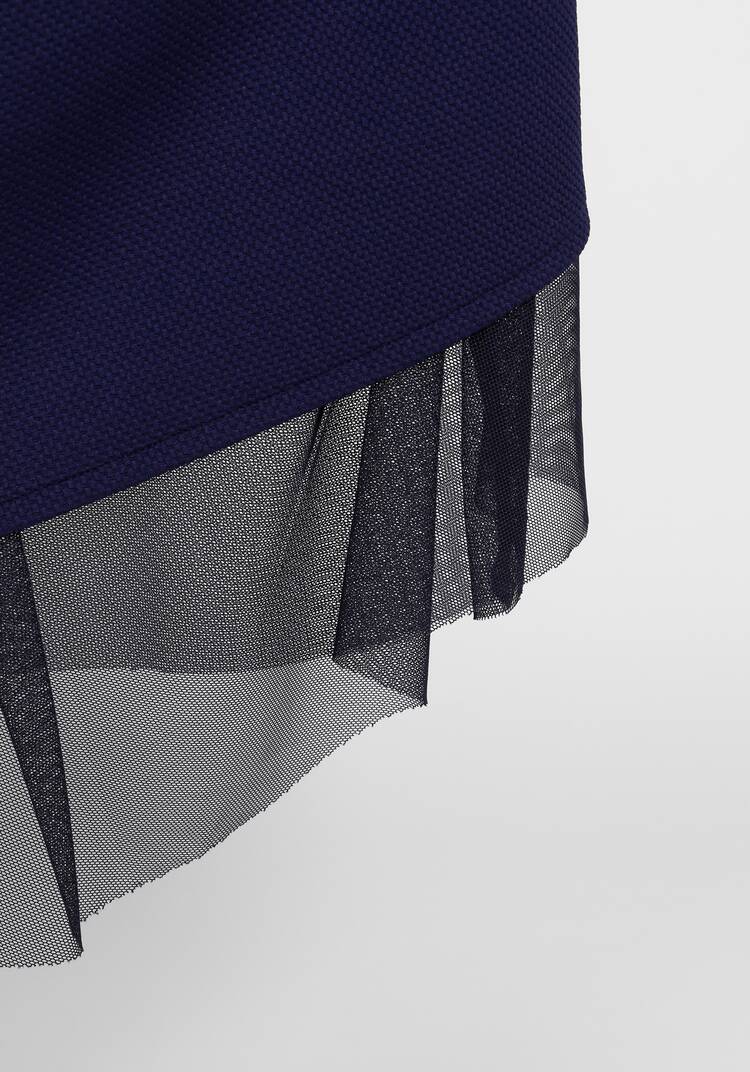 Платье прямого кроя с декоративной сеткой шир.  750, рис. 11