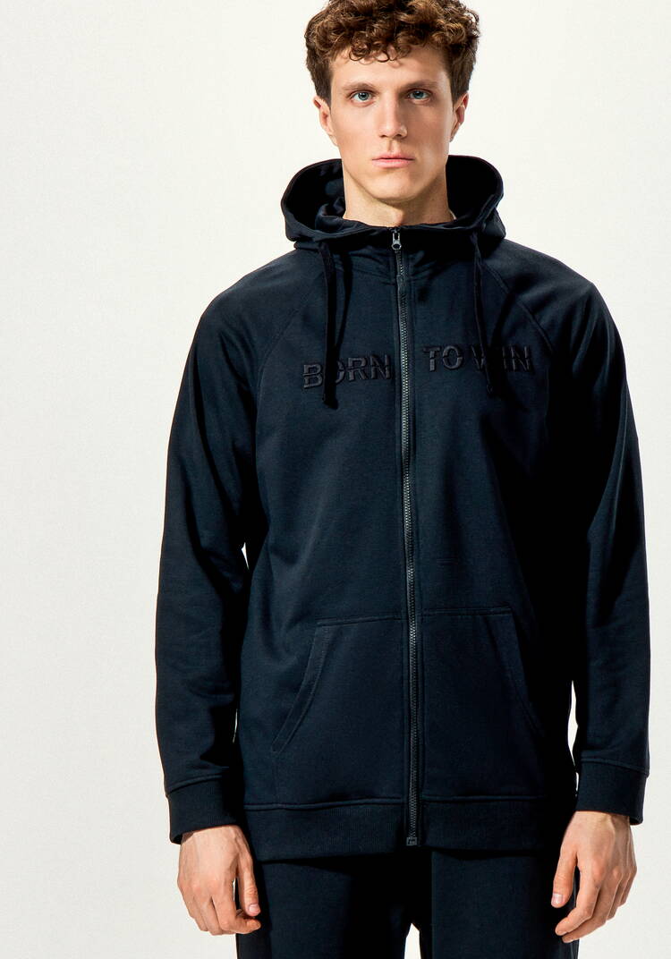 Толстовка с вышивкой и капюшоном шир.  750, рис. 12