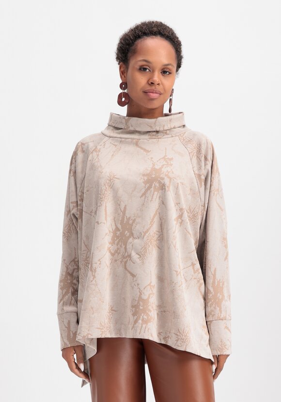 Джемпер трикотажный свободного кроя с принтом шир.  580, рис. 12