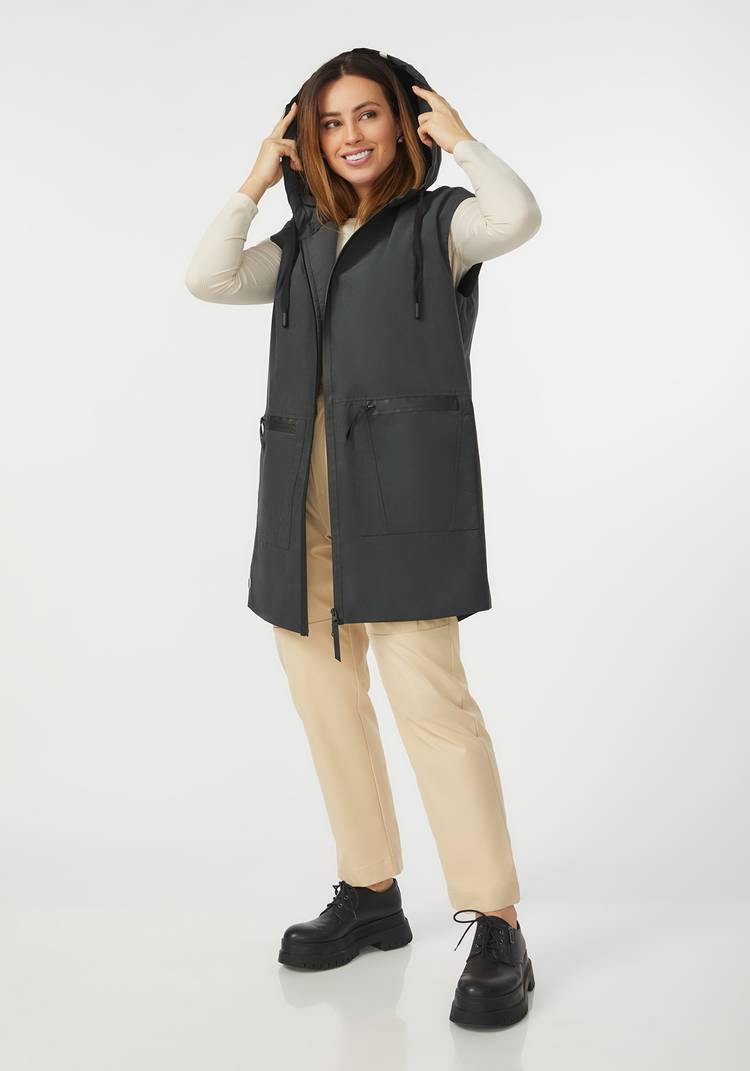 Жилет на молнии с капюшоном шир.  750, рис. 6