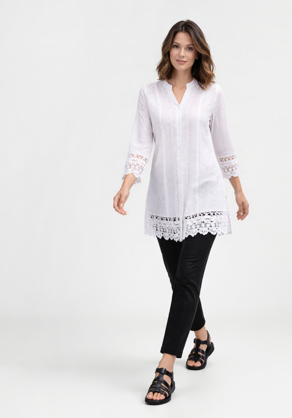 Блуза из шитья Касабланка шир.  580, рис. 2