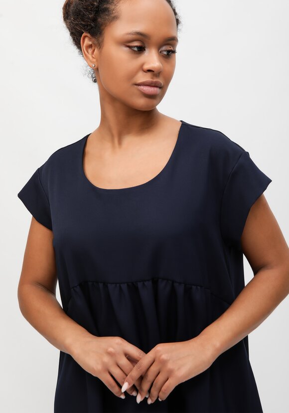 Платье с отрезной кокеткой по талии шир.  580, рис. 20